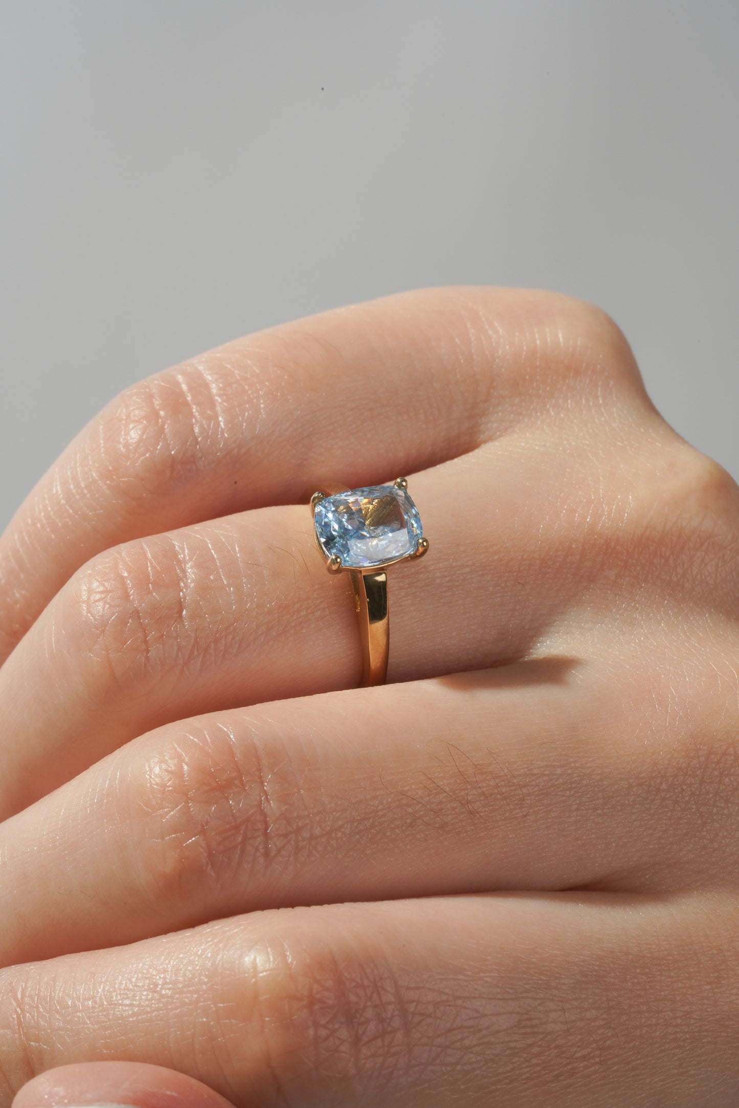 Blue Baby Cocktail Ring