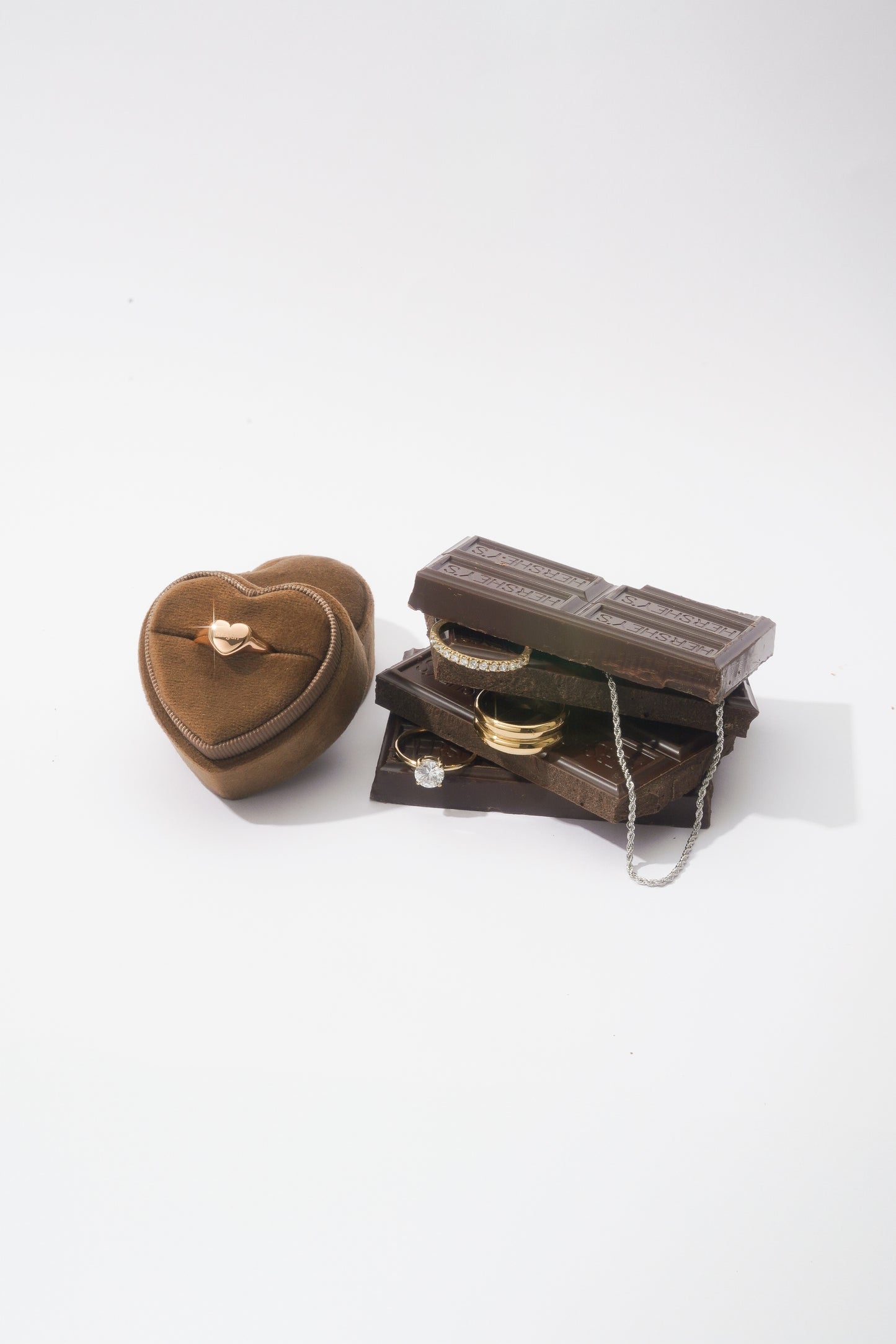 Chocolate Heart Jewelry Box