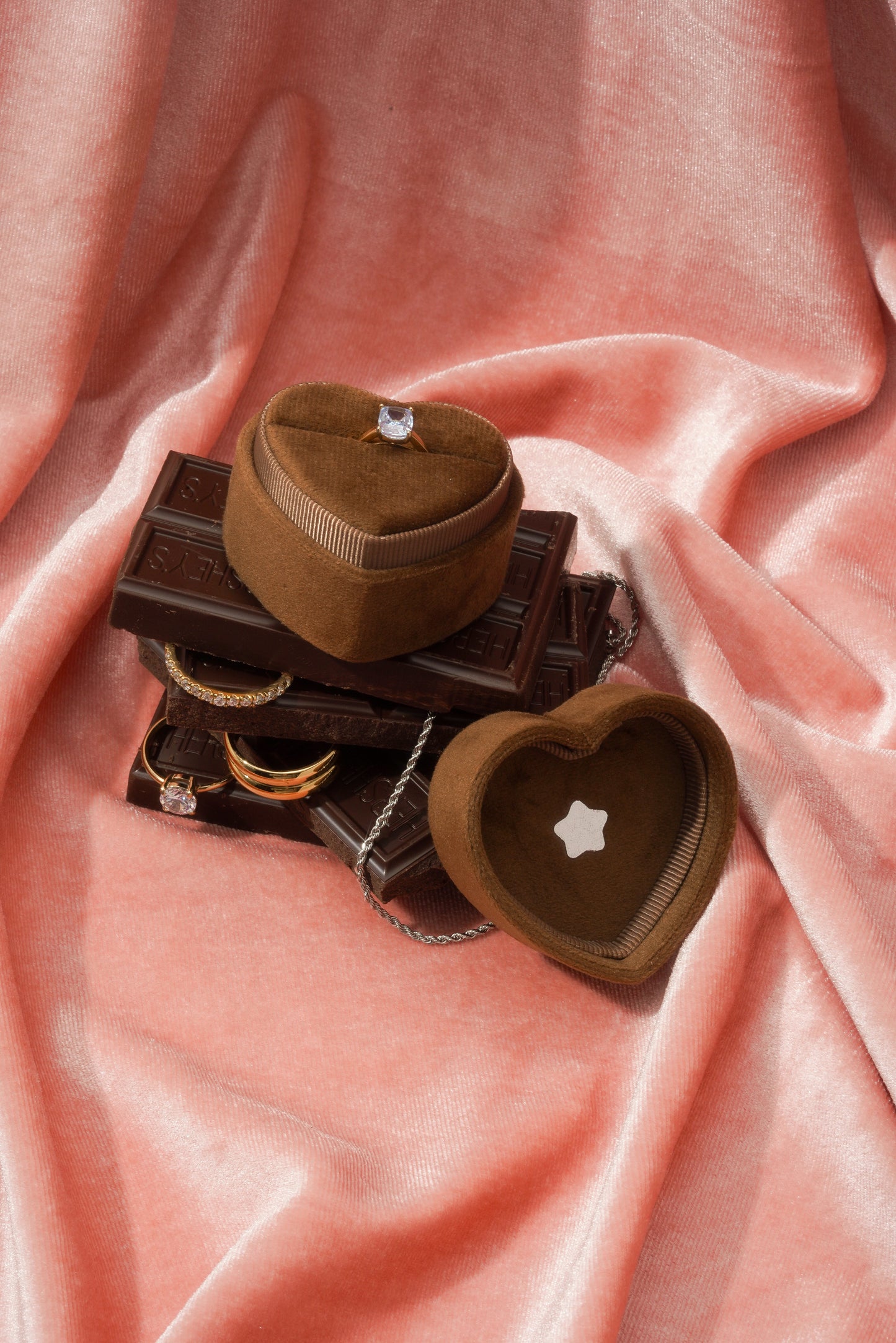 Chocolate Heart Jewelry Box